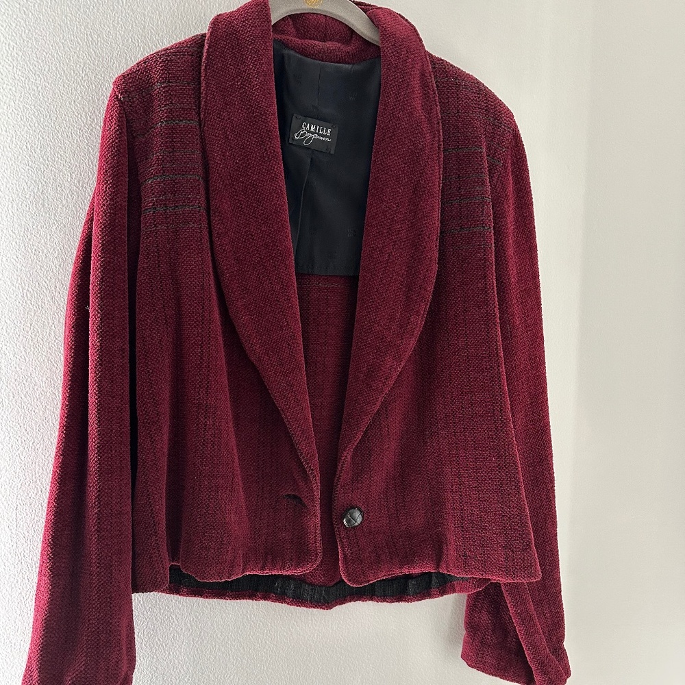 Women's handmade cropped jacket